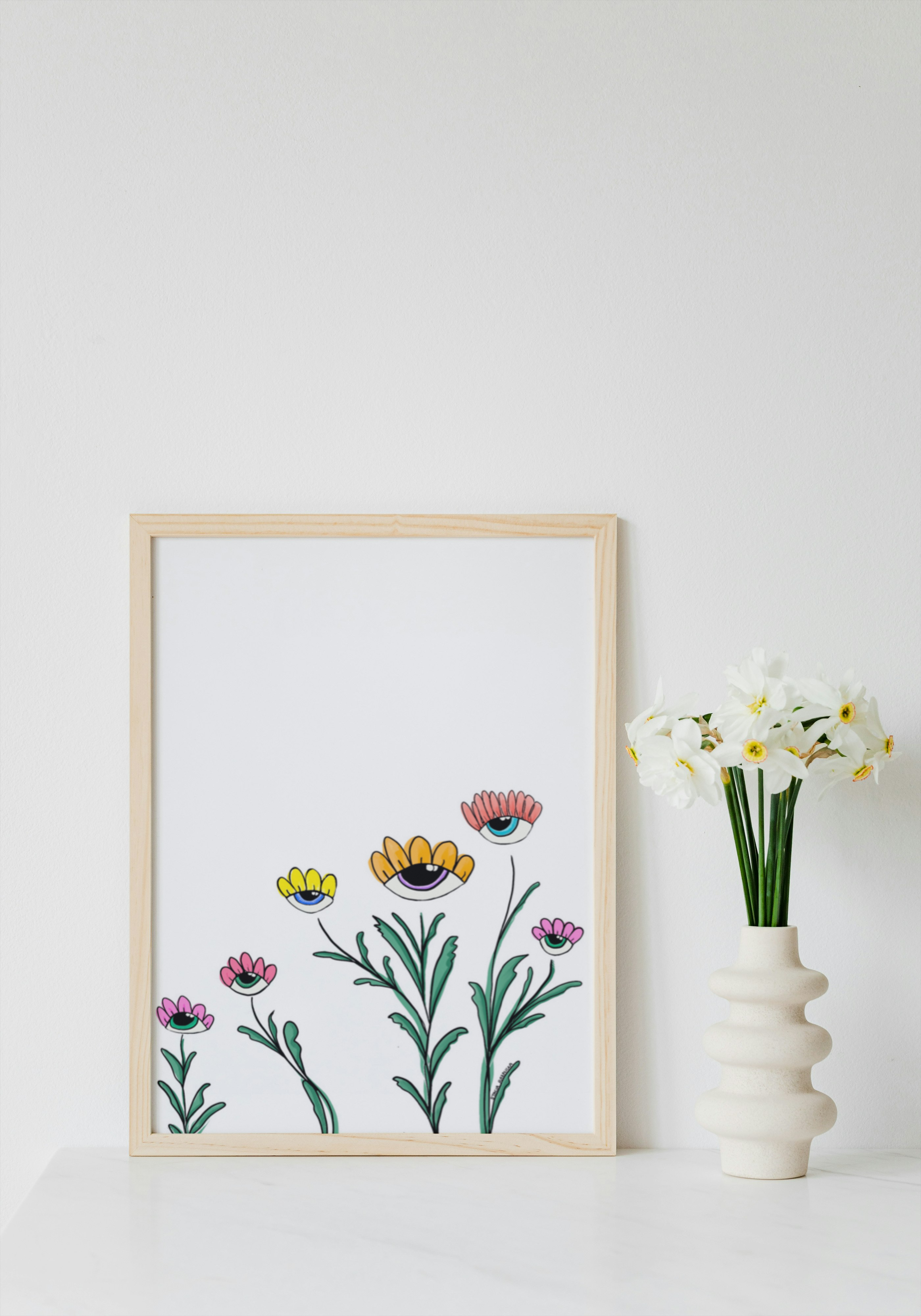 Eye Spy Daisy Art Print