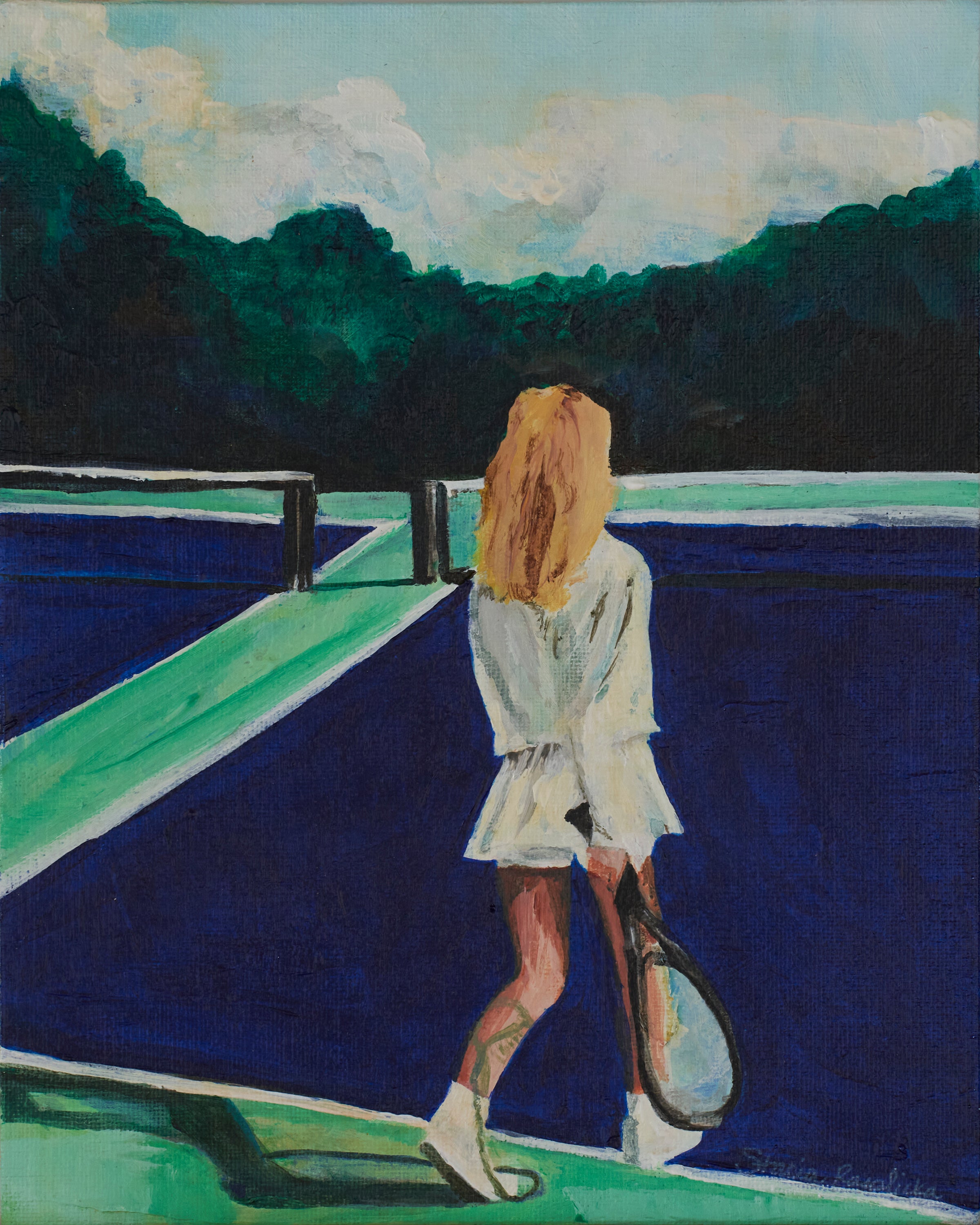 Tennis in the Afternoon Print